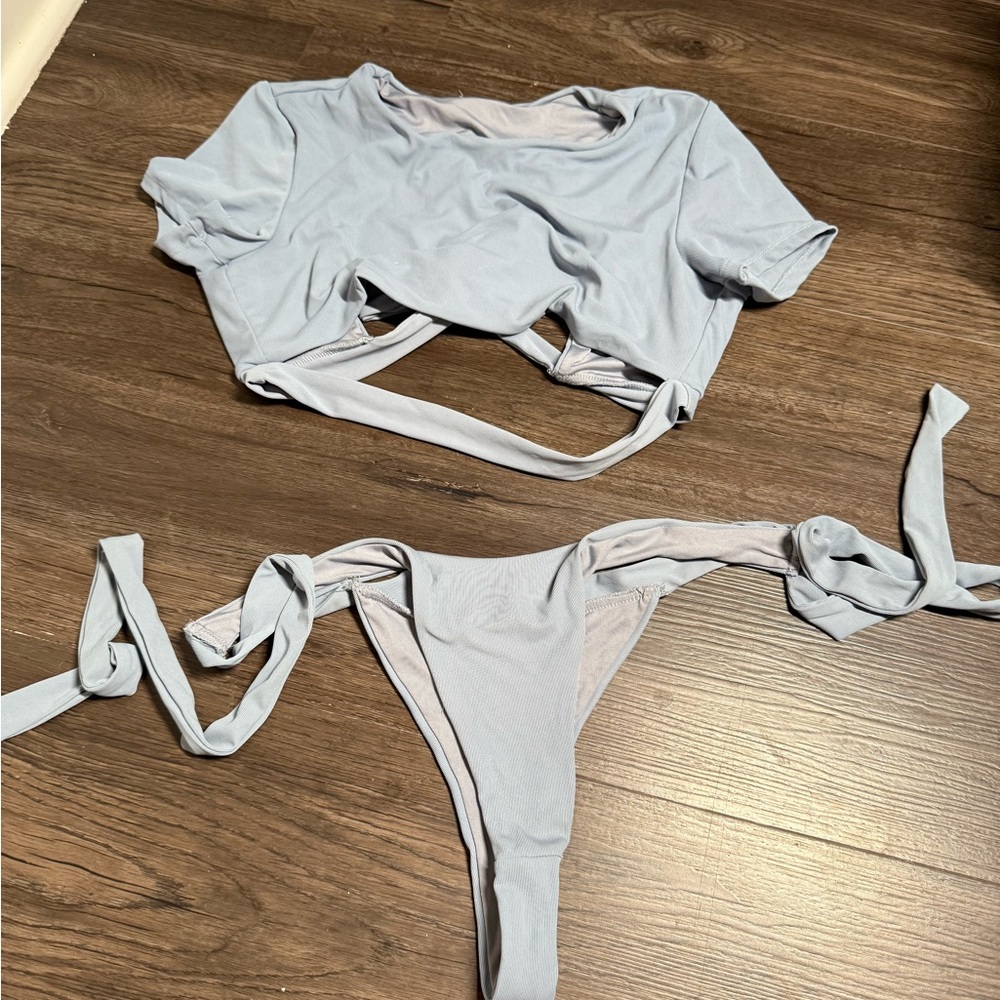 Light Blue Women's Bikini